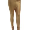 Golden color shimmer leggings