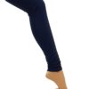 Ravishing navy blue cotton leggings