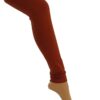 Dazzling rust color cotton leggings
