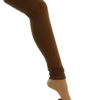 Flamboyant light brown color leggings