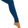 Wonderful blue color cotton leggings