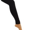 Exclusively black color cotton leggings