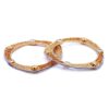 Sensational gold plated designer bangles