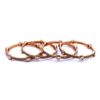 Distinctive gold plated designer bangles