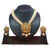 Monumental Silver with gold plated necklace set