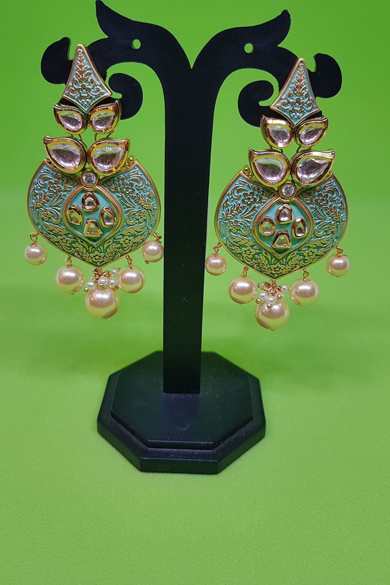 Beautiful Classic JADAU Fashion traditional look long earring
