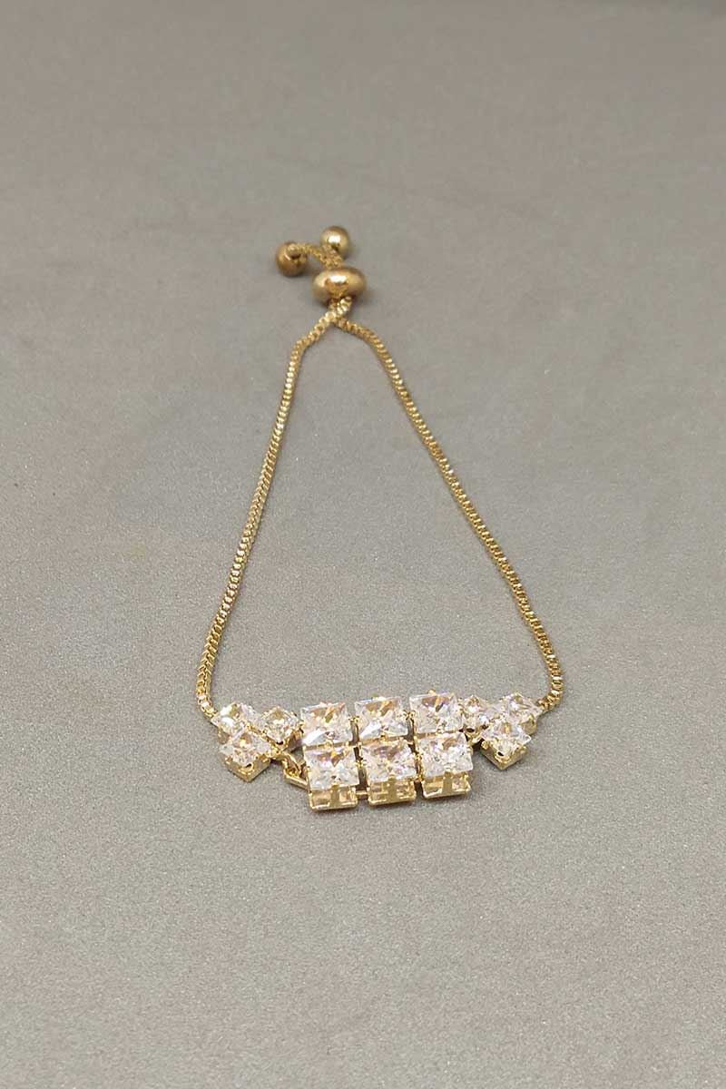 Shiny stone worked designer bracelet