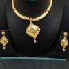 Fetching gold plated designer necklace set