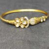 Fascinating Stone Work Golden Designer Bracelet