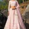 Designer Fancy Pink Color Lehenga Choli