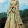 Marvelous Looking Green Colored Lehenga Choli