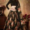 Sizzling Black Colored Lehenga Choli