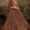 Trendy  Maroon Colored Lehenga Choli