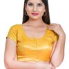 Vibrant Yellow Colored Readymade Blouse