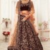 Latest Designer Maroon Colored Bridal Lehenga Choli