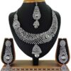 Artificial White Stone Necklace Set