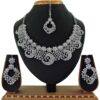 Artificial White Stone Necklace Set