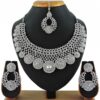 Artificial White Stone Necklace Set