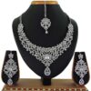 Artificial White Stone Necklace Set