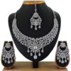 Artificial White Stone Necklace Set