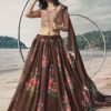 Amazing Brown Colored Lehenga Choli Set