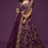 Designer Purple Colored Traditional Lehenga choli