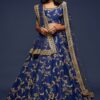 Designer Blue Colored Traditional Lehenga choli