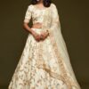 Designer White Colored Traditional Lehenga choli