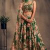 Ravishing Green Colored Designer Lehenga Choli