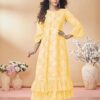 Appealing Yellow Colored Designer Kurti