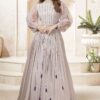 Delightful Lilac Colored Designer Gown