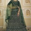 Vibrant Green Colored Designer Lehenga Choli