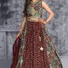 Trendy Multi-Colored Designer Kids Lehenga Choli