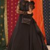 Exquisite Black Colored Designer Gown