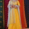 Exuberant Yellow Colored Designer Lehenga Choli