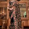 Exquisite Black Colored Designer Saree