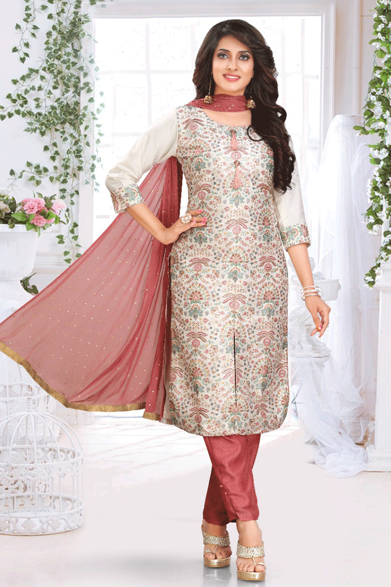 Gorgeous Cream Colored Designer Suit