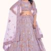 Charismatic Lilac Colored Designer Lehenga Choli