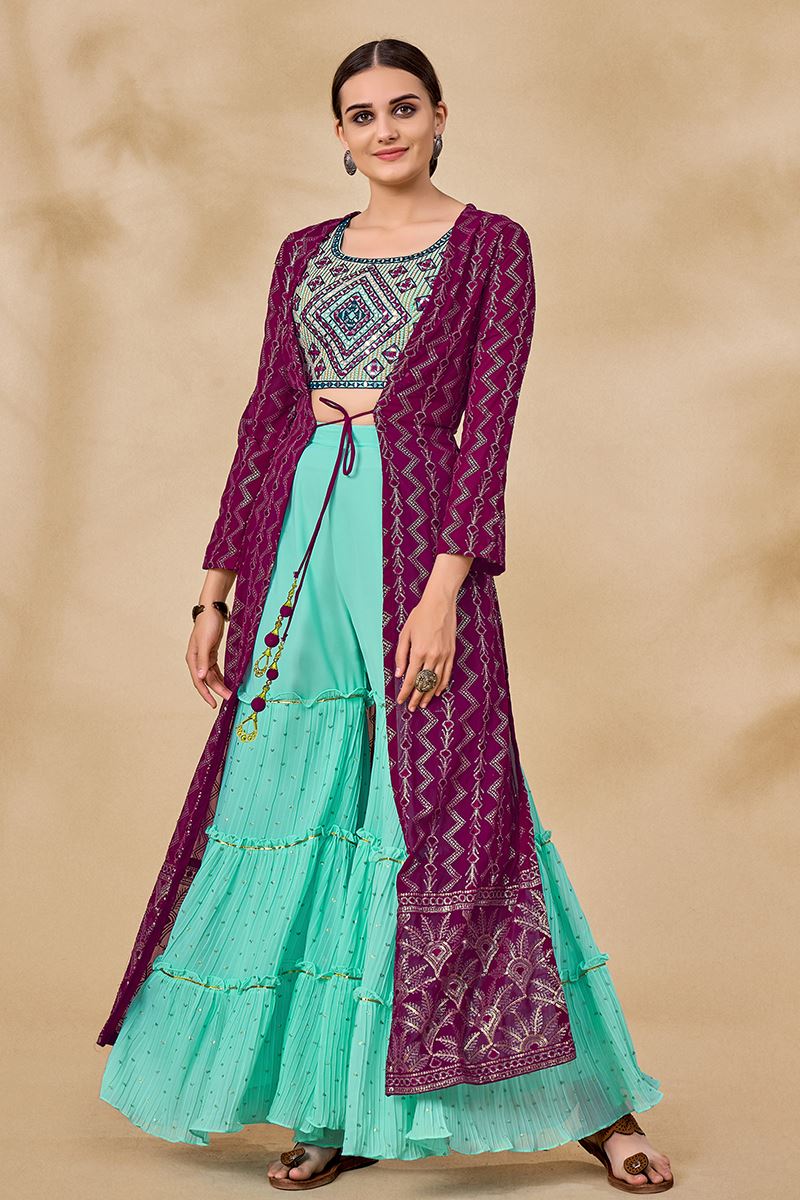 Beautiful Wine Colored Designer Suit