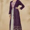 Enticing Purple Colored Designer Suit