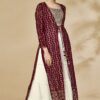 Attractive Maroon Colored Designer Suit