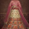 Charismatic Beige Colored Designer Lehenga Choli