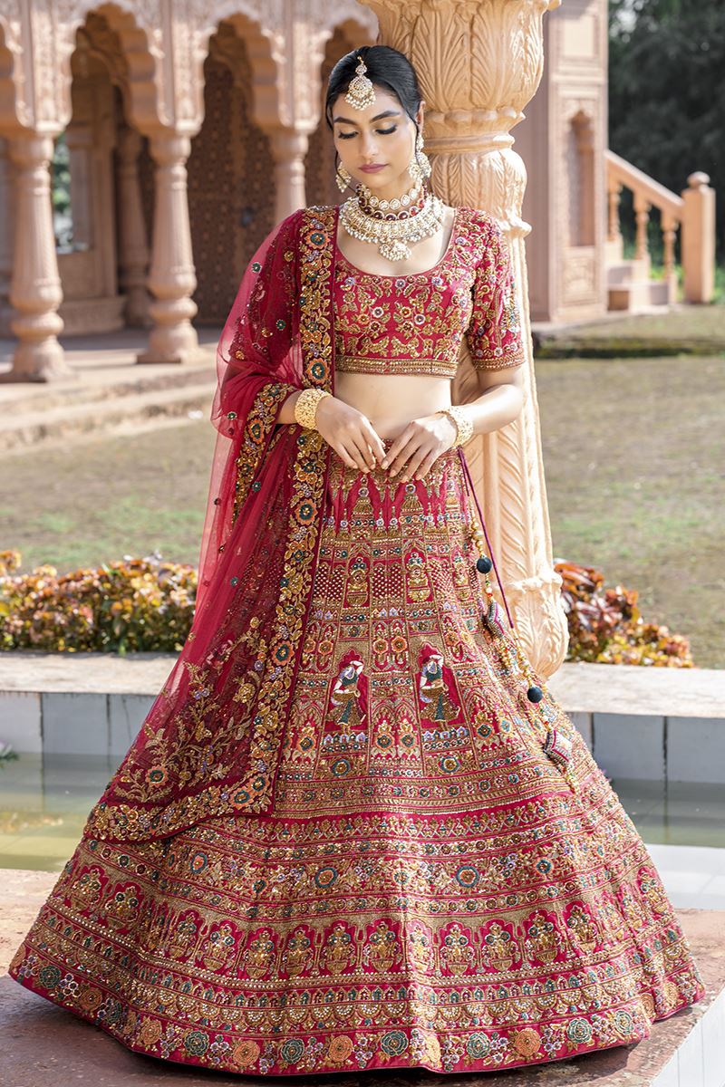 Breathtaking Bridal Designer Lehenga Choli