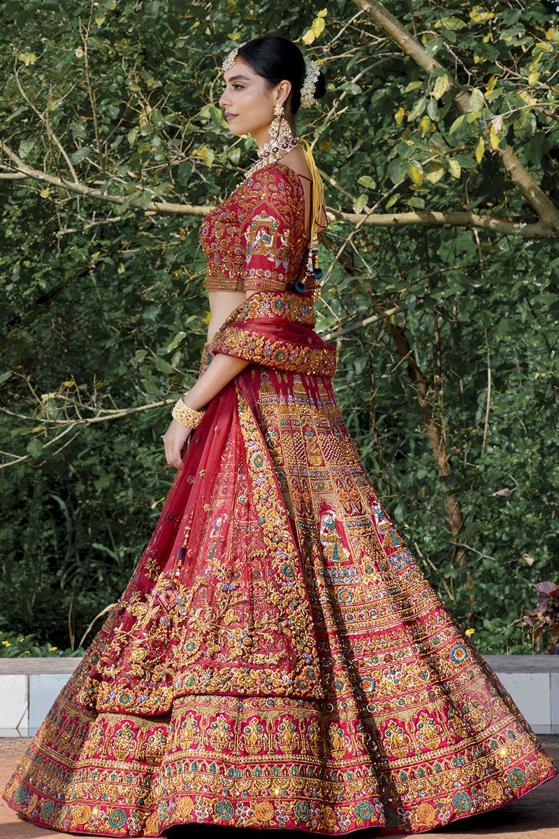 Breathtaking Bridal Designer Lehenga Choli