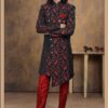 Aesthetic Multi-Colored Designer Sherwani