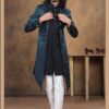 Marvelous Black and Teal Colored Designer Sherwani