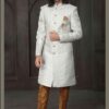 Charismatic White Colored Designer Sherwani