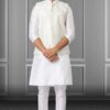 Exuberant White Colored Designer Kurta Set