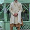 Charming Cream Colored Designer Sherwani