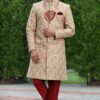 Marvelous Cream Colored Designer Sherwani
